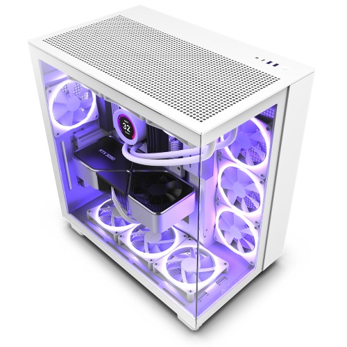 Boitier PC NZXT H9 Flow White