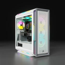 CORSAIR ICUE 5000T RGB BLANC