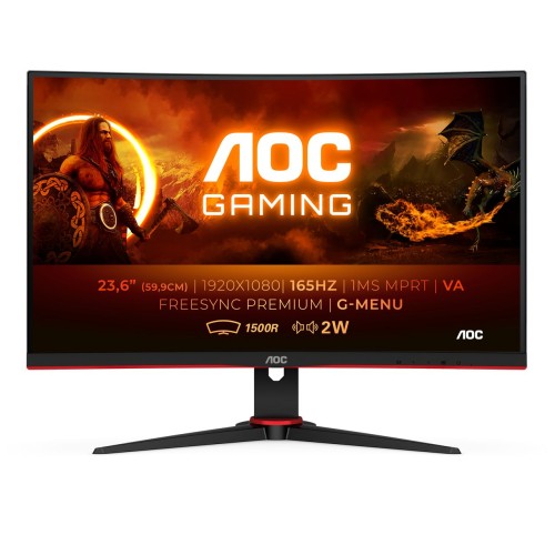 Ecran PC AOC C24G2AE/BK -...